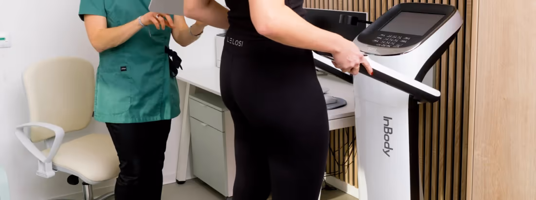 Měření složení těla InBody 970 s výživovou poradkyní v RehaGymu